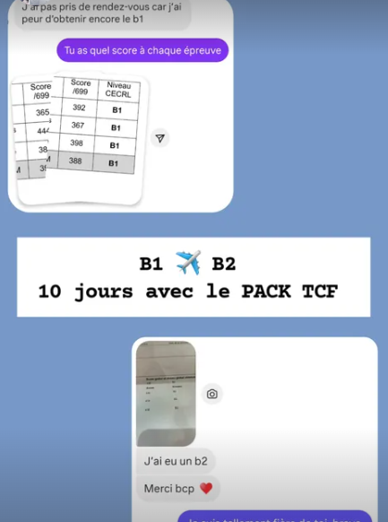 B1 vers B2 en 10 jours